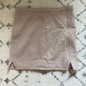 J. Crew Beige Wool Pencil Skirt - Size 6